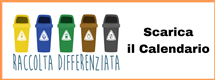 Calendario raccolta differenziata dei rifiuti