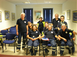 I Volontari del Gruppo comunale di Protezione Civile che hanno frequentato il corso di aggiornamento presso il Coordinamento provinciale di Vercelli
