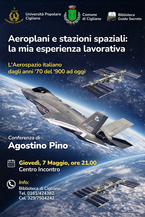 Università Popolare Cigliano - Comune di Cigliano - Biblioteca Guido Secreto
