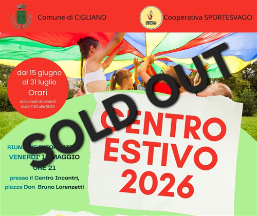 Centro Estivo comunale 2026: sold out