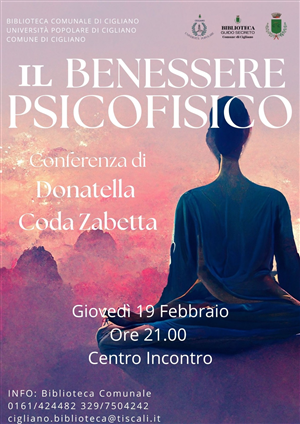 UNIVERSITA’ POPOLARE CIGLIANO - COMUNE DI CIGLIANO - BIBLIOTECA GUIDO SECRETO