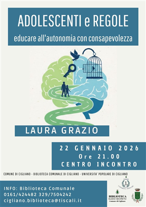 UNIVERSITA’ POPOLARE CIGLIANO - COMUNE DI CIGLIANO - BIBLIOTECA GUIDO SECRETO