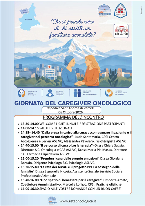 Giornata del caregiver oncologico