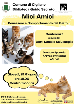 COMUNE DI CIGLIANO - BIBLIOTECA GUIDO SECRETO