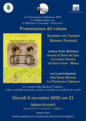 LA FILARMONICA CIGLIANESE APS - BIBLIOTECA COMUNALE GUIDO SECRETO