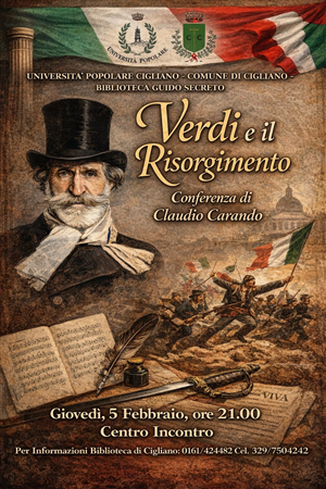 UNIVERSITA’ POPOLARE CIGLIANO - COMUNE DI CIGLIANO - BIBLIOTECA GUIDO SECRETO