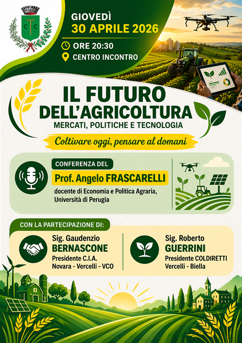 Il futuro dell'agricoltura: mercati, politiche e tecnologia